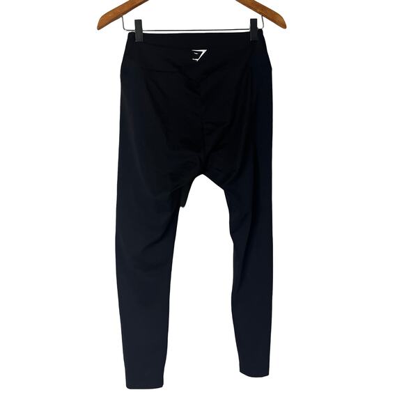 GYMSHARK Women's Active Leggings V Waistband Black XS - Picture 5 of 6